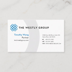 Visita El Grupo Westly   Tarjeta de presentación de Logos