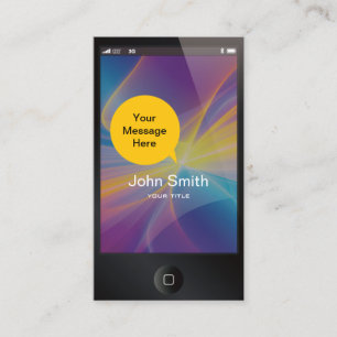 Visita El iPhone negro tiene gusto de la tarjeta de