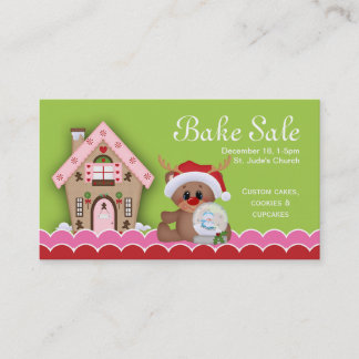 Visita El navidad cuece el pan de jengibre de la tarjeta