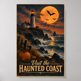 Visita el Póster de Halloween 4x6 de la Costa Embr