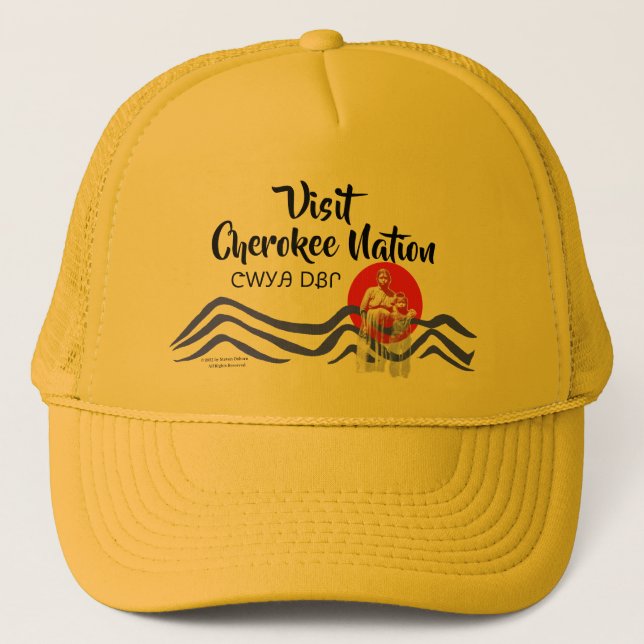 Visita el sombrero de camionero de la nación de Ch (Anverso)