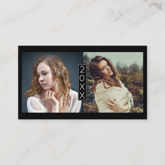 Visita El último año de la tarjeta de presentación de la (Anverso)