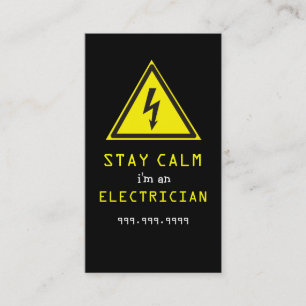 Visita Electricista, Electric, tarjeta de presentación d