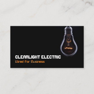 Visita Electricista Eléctrico Tarjeta de Negocio de Elect