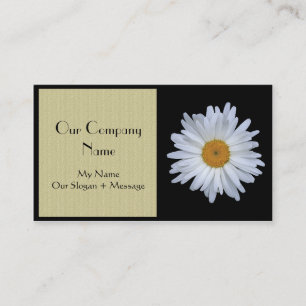 Visita Elegante, floral, con dos tonos, Daisy tarjeta de