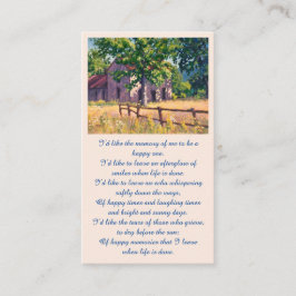 Visita Elegante tarjeta conmemorativa de recuerdo