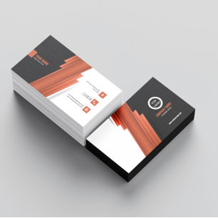 Visita Elegante tarjeta de autobuses marrones