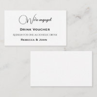 Elegante tarjeta de envoltorio para bolso de Fiest