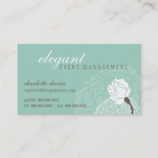 Visita ELEGANTE TARJETA DE NEGOCIO rosa elegante