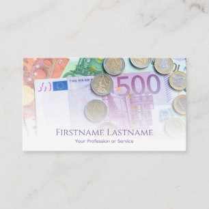 Visita Elegante tarjeta de negocios de dinero para expert