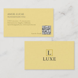 Visita Elegante Tarjeta de Negocios de Oro - Plantilla de