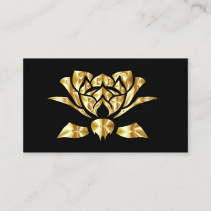 Visita Elegante tarjeta de negocios de yoga floral de lot