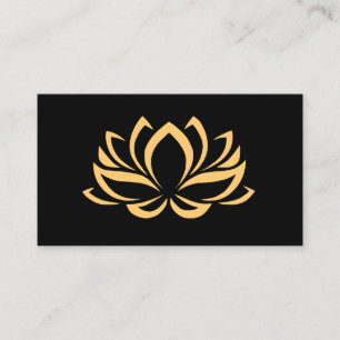 Visita Elegante tarjeta de negocios de yoga floral de lot