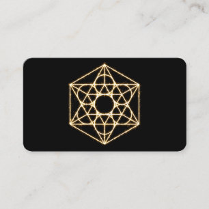 Visita Elegante tarjeta de negocios de yoga floral de lot
