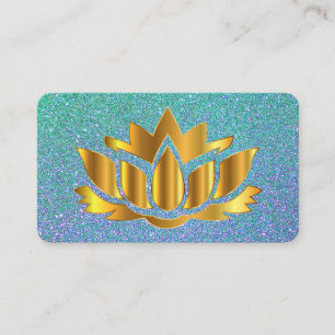 Visita Elegante tarjeta de negocios de yoga floral de lot
