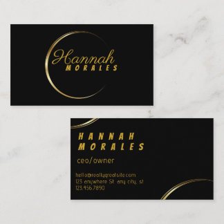 Visita Elegante Tarjeta de Negocios Personalizada con Mar