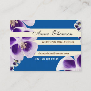 Visita Elegante tarjeta de negocios profesional floral