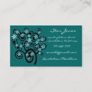 Visita Elegante Tarjeta De Negocios Swirl - Corteza.. - P
