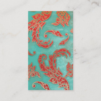 Visita Elegante Tarjeta De Negocios Vintage Verdigris Swi