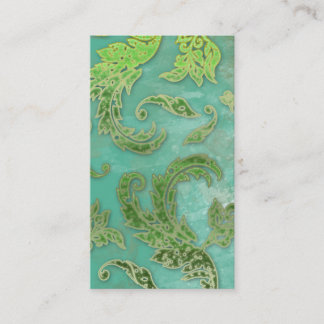 Visita Elegante Tarjeta De Negocios Vintage Verdigris Swi