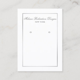 Visita Elegante tarjeta de pantalla de anclaje de marco p