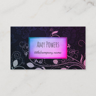 Visita elegante tarjeta de personalizado estilo vintage