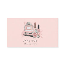 Elegante tarjeta de presentación de artistas"