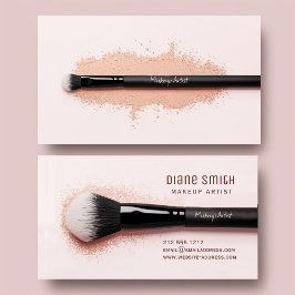 Visita Elegante tarjeta de presentación de artistas de ma