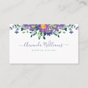 Visita Elegante tarjeta de presentación de diseño floral 