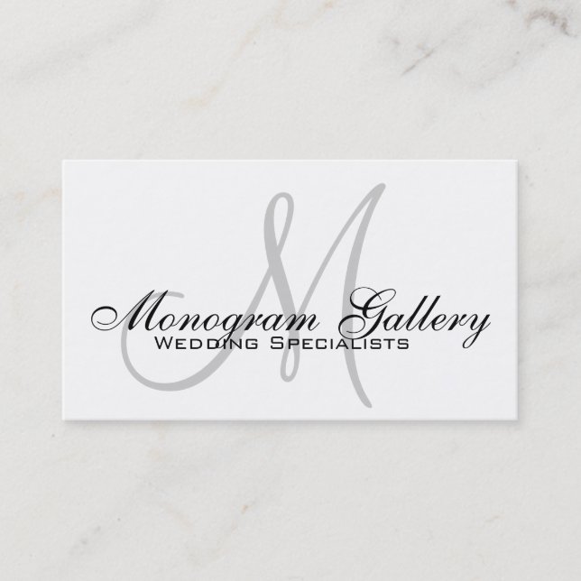 Visita Elegante tarjeta de presentación de Personalizable (Anverso)