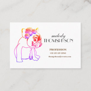 Visita Elegante tarjeta de presentación Euro Standard Mat