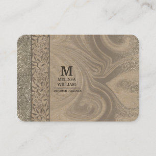 Visita Elegante tarjeta de presentación moderna de papel