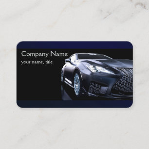 Visita Elegante tarjeta de presentación para automóviles 