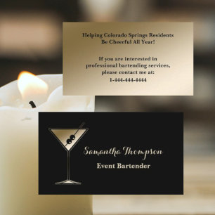 Visita Elegante tarjeta de presentación para el evento ne