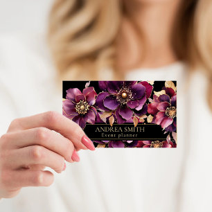 Visita Elegante tarjeta de presentación para el planifica