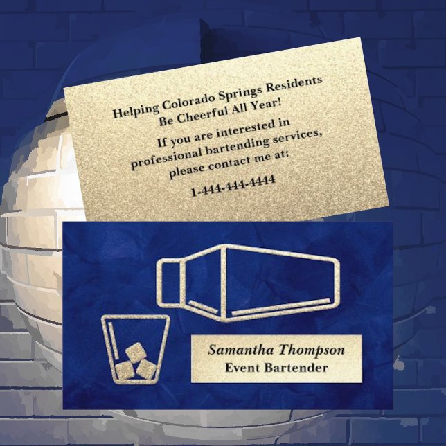 Visita Elegante Tarjeta de presentación para eventos Bart (Subido por el creador)