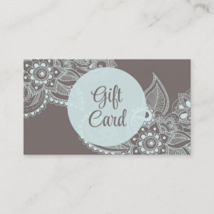 Visita Elegante tarjeta de regalo de Mandala