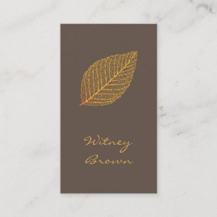 Visita Elegante tarjeta de Relieve metalizado dorado de t
