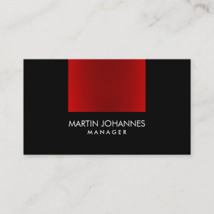 Visita Elegante tarjeta profesional de presentación de co