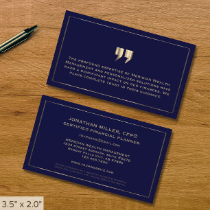 Visita Elegante testimonio de cliente de tarjeta de prese