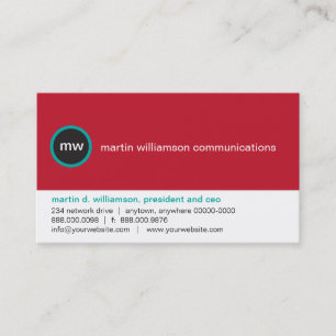 Visita En la tarjeta de presentación