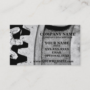 Visita ENGRANAJES MECÁNICOS - plantilla de la tarjeta de