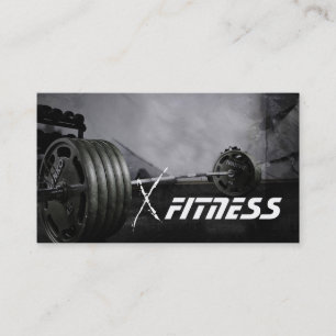 Visita Entrenador personal, tarjeta de presentación Fitn