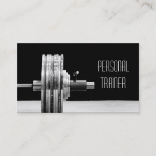 Visita Entrenador personal, tarjeta de presentación Fitn