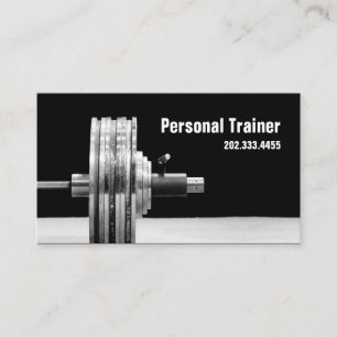 Visita Entrenador personal, tarjeta de presentación para 