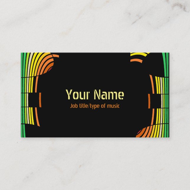 Visita Equalizador de la tarjeta del músico de la (Anverso)