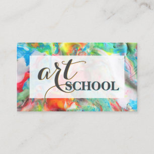 Visita Escuela de Arte Plasticino de Colores - Tarjeta de