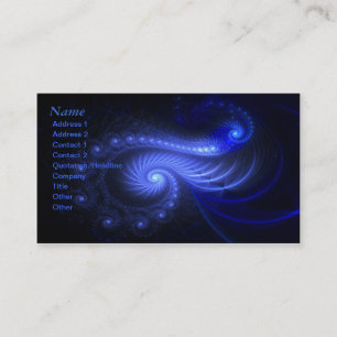 Visita Espiral resonante - arte del fractal - tarjeta de