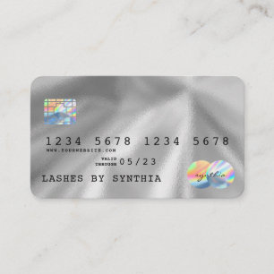 Visita Estilo moderno de tarjeta de crédito del Relieve m