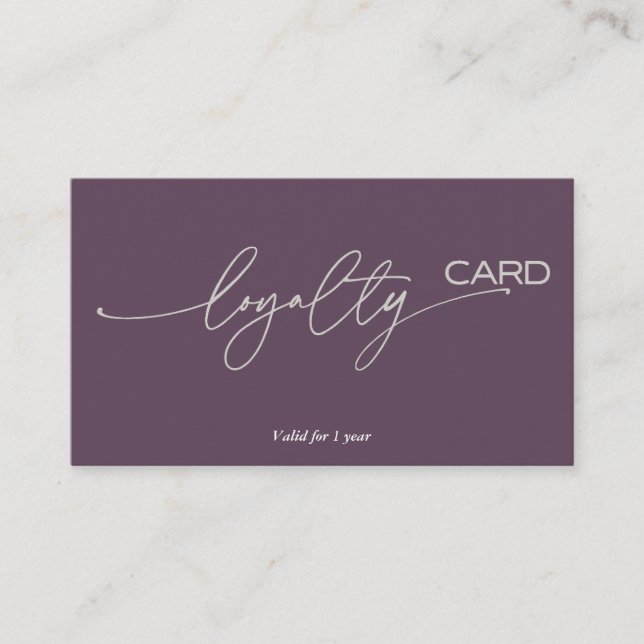 Visita Estrategia de tarjeta de fidelidad para la retenci (Anverso)